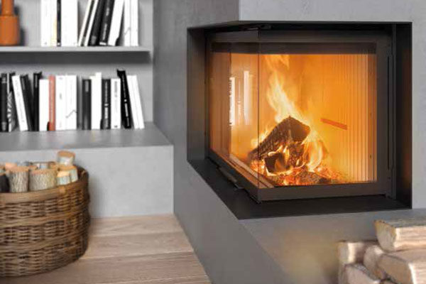 Energy save fireplace Brisach P 75 L two side 1