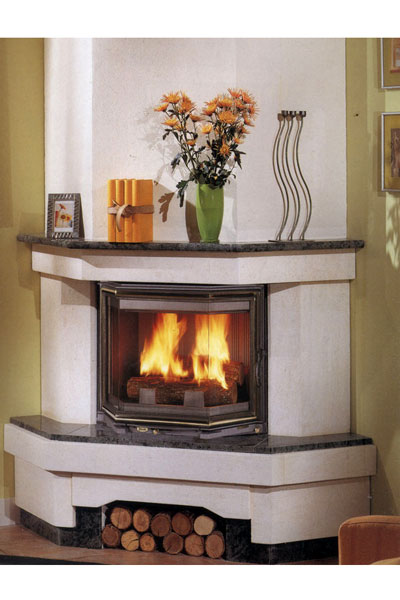 two side fireplace