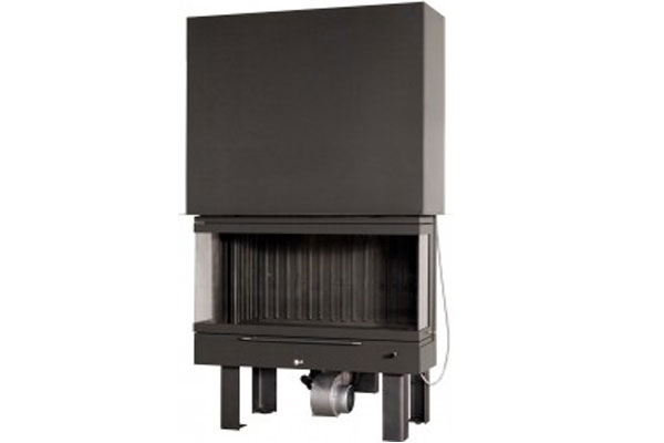 Energy save fireplace T 75 three-side view