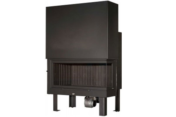 Energy save fireplace T 90 quattro (two sides view)