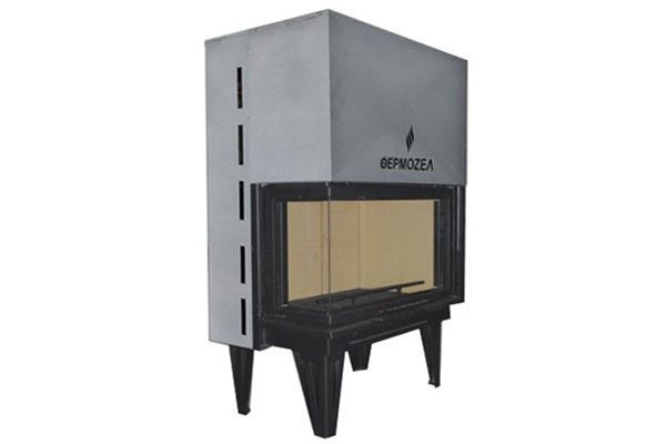 energy save fireplace from Thermozel Aero 900 two side