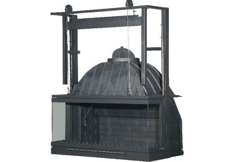 energy save fireplace 75 three side cast iron natural flow