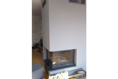 energy save fireplace hot air fan  difatso misailidi in place