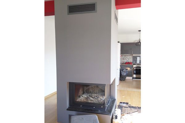 energy save fireplace hot air fan  difatso misailidi in place