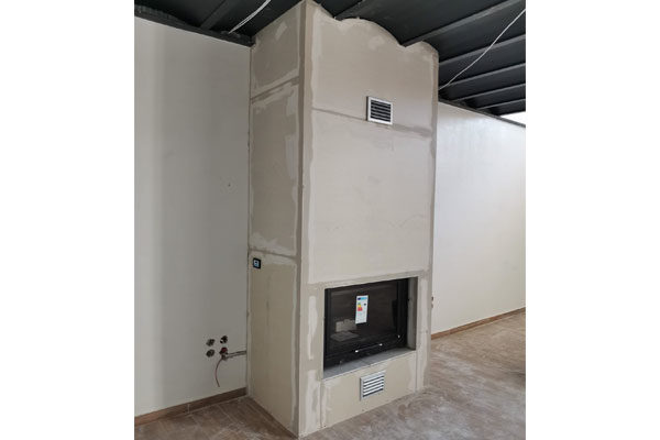 energy save fireplace t  hot air ventilator one sided misailidis in place