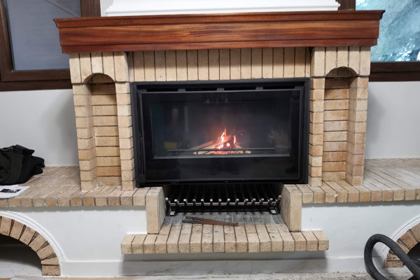 fireplace after energy save kasette thermozel clear middle in place