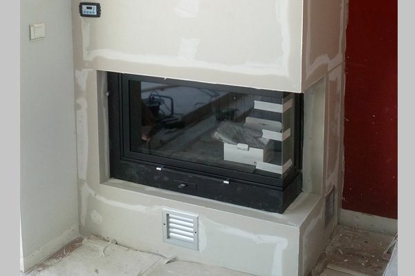 energy save fireplace T 75 two side misailidis in place 1
