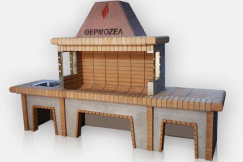 psistaria thermozel premium dipli megali set