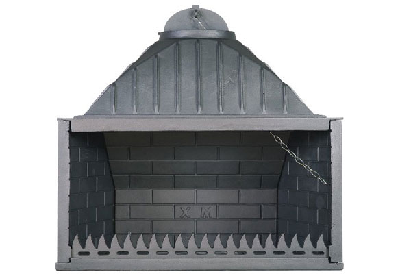 Fireplace middle all cast iron