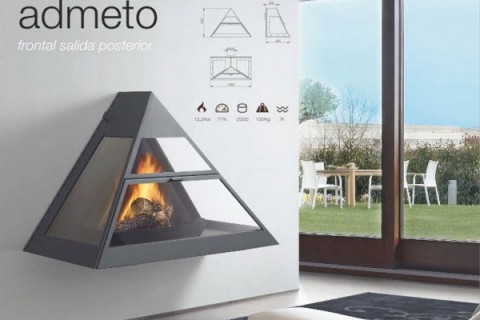 energy save fireplace Admeto three side from Traforart 3