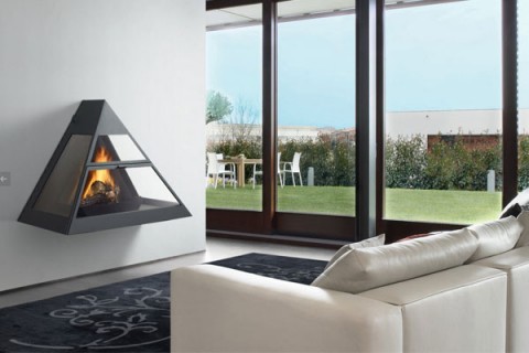 energy save fireplace Admeto three side from Traforart 5