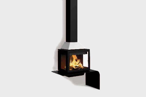 energy save fireplace Ariadna three side from Traforart