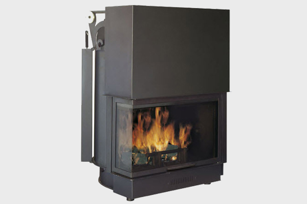 radiator fireplace ACQUATONDO two side EDILKAMIN