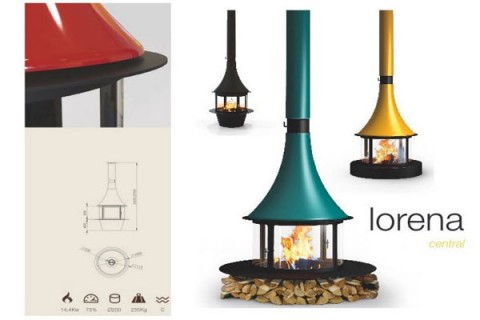 energy save fireplace Lorena center from Traforart 2