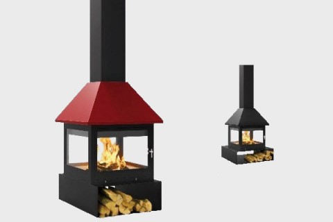 energy save fireplace Sandra center from Traforart natural flow 1