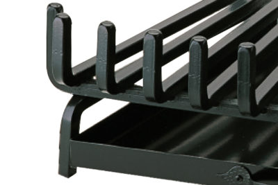 Fireplace rack 652 with ashtray detail