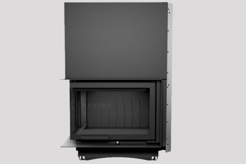 energy save cast iron fireplace Zuzia two side from Kratki 17
