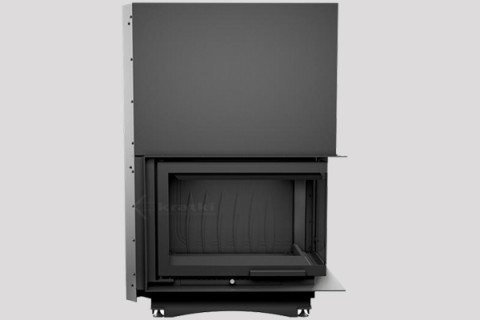 energy save cast iron fireplace Zuzia two side from Kratki 13