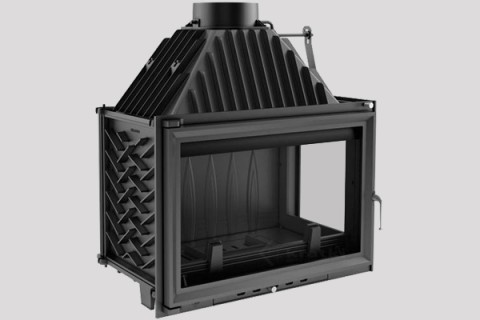 energy save cast iron fireplace Olivia two side from Kratki 3