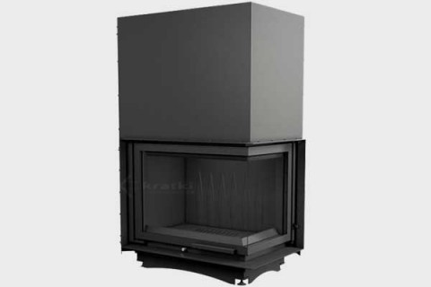 energy save cast iron fireplace Amelia two side from Kratki 6