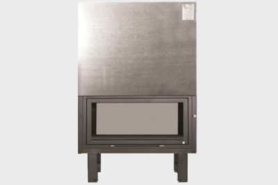 energy save steel fireplace T 90 Misailidis see through natural flow