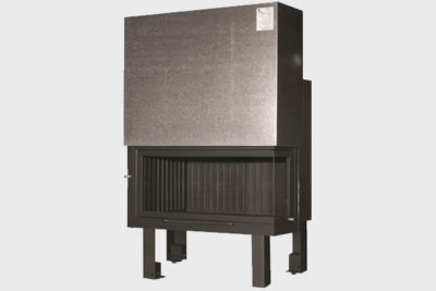energy save steel fireplace T 90 Misailidis two side natural flow