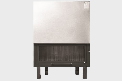 energy save steel fireplace T 115 Misailidis middle natural flow