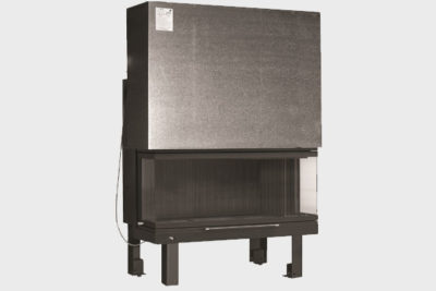energy save steel fireplace T 90 Misailidis three side natural flow