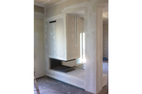 energy save fireplace three sided tf   caminodesign