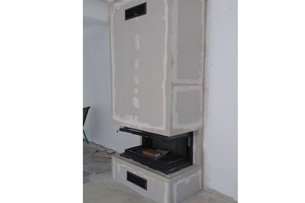 Energy save fireplace TF 1000 B three side CAMINODESIGN detail 2