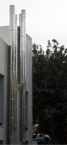 καμινάδες inox