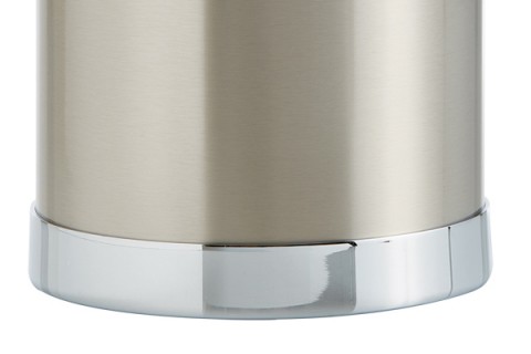 Fireplace accessories bucket with tools Κ10 - 1210 nickel mat - chrome details