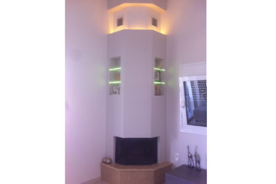 Energy save fireplace PRISMA PF 880 polygon