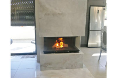energy save fireplace tf  camino design three sided
