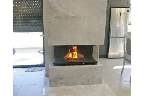 energy save fireplace tf  camino design three sided