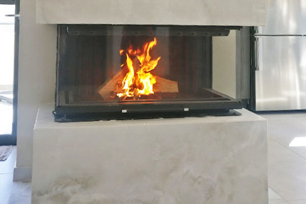 energy save fireplace tf  camino design three sided close upjpg
