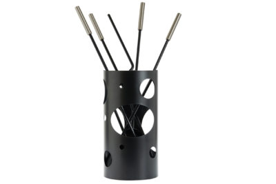 Fireplace accessories bucket with tools K30-1230 black
