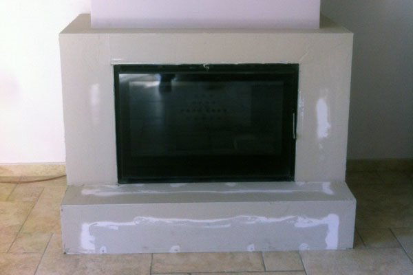 fireplace after energy save cassette insert grand angle  invicta topothetisi from the start