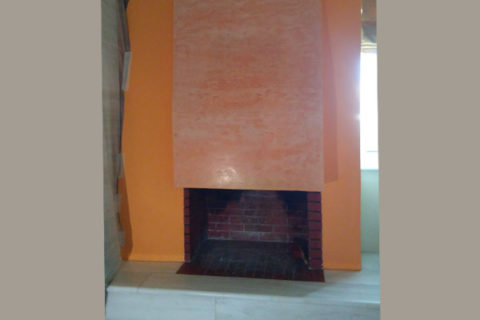 energy save kasette from invicta grand angle fireplace before