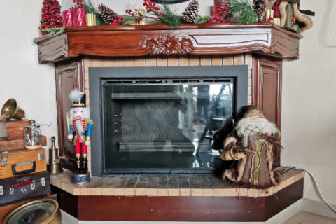 fireplace after invicta insert grand angle kasette in place
